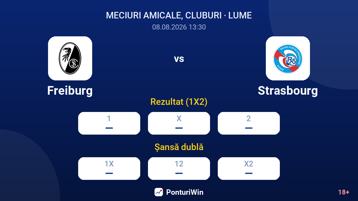 Freiburg vs Strasbourg — cote
