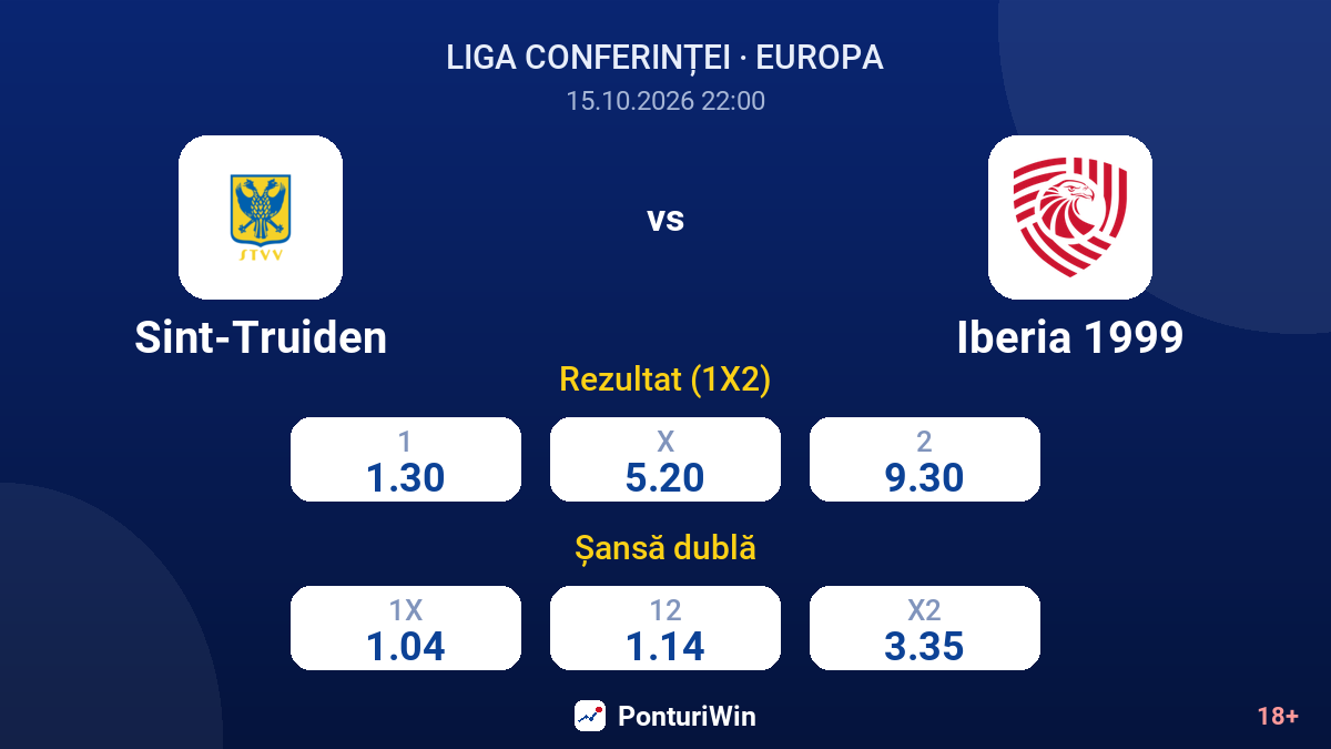 Sint-Truiden vs Iberia 1999 — cote
