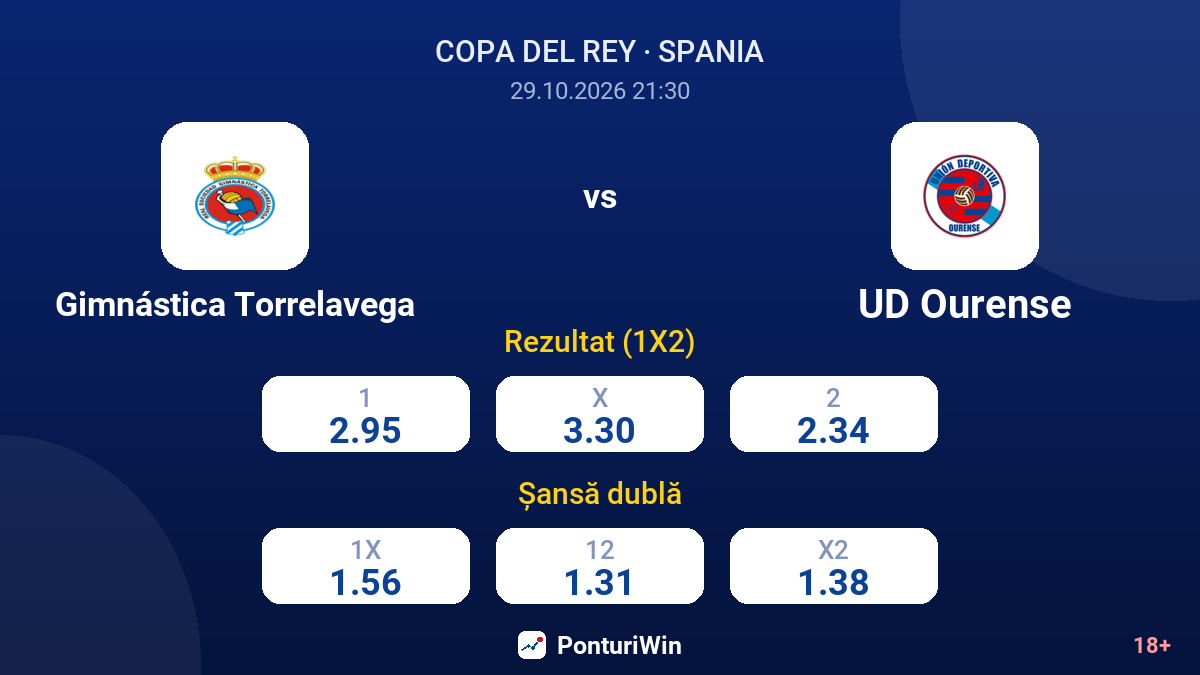 Gimnástica Torrelavega vs UD Ourense — cote